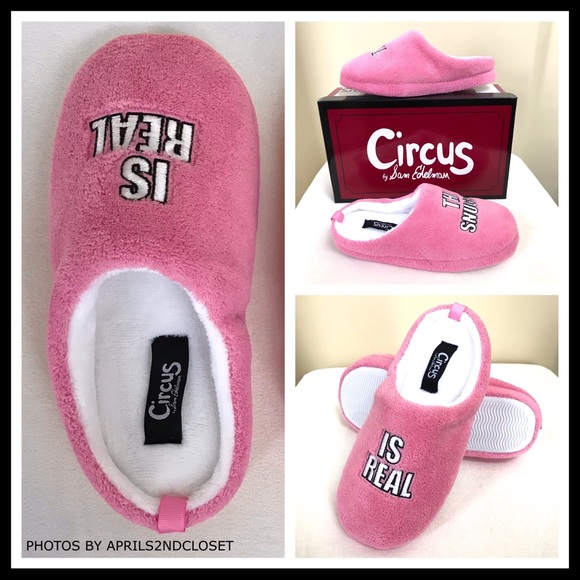 SAM EDELMAN PINK SNUGGLE SLIP ONS SLIPPERS - Picture 3 of 8